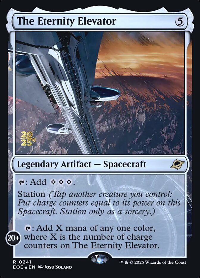 The Eternity Elevator card front
