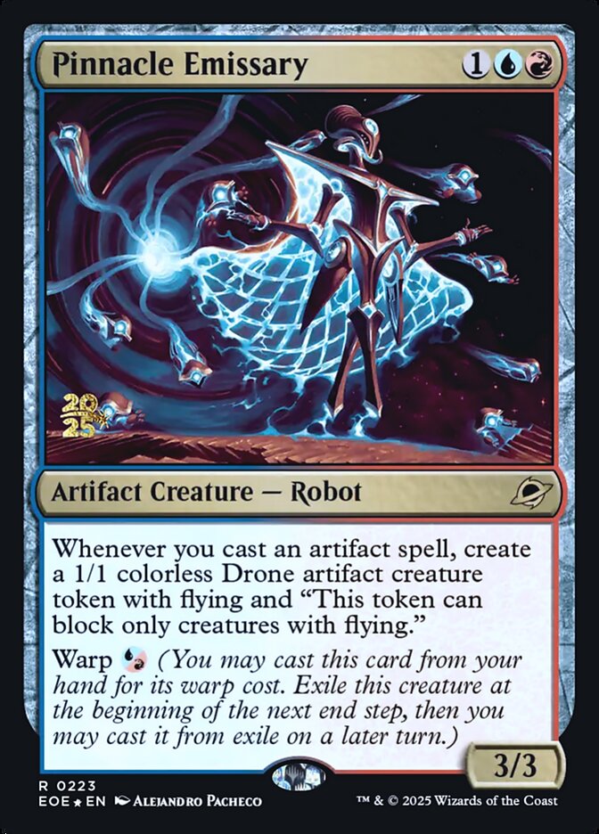 Pinnacle Emissary card front