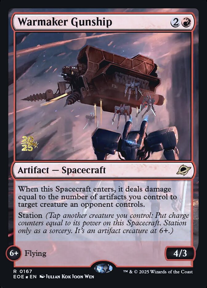 Warmaker Gunship card front