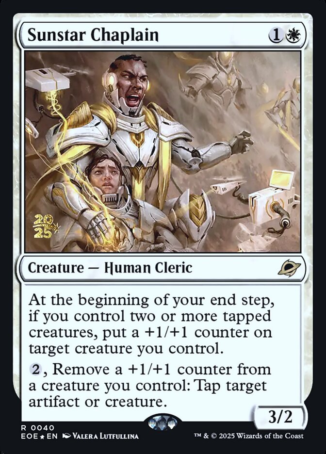 Sunstar Chaplain card front
