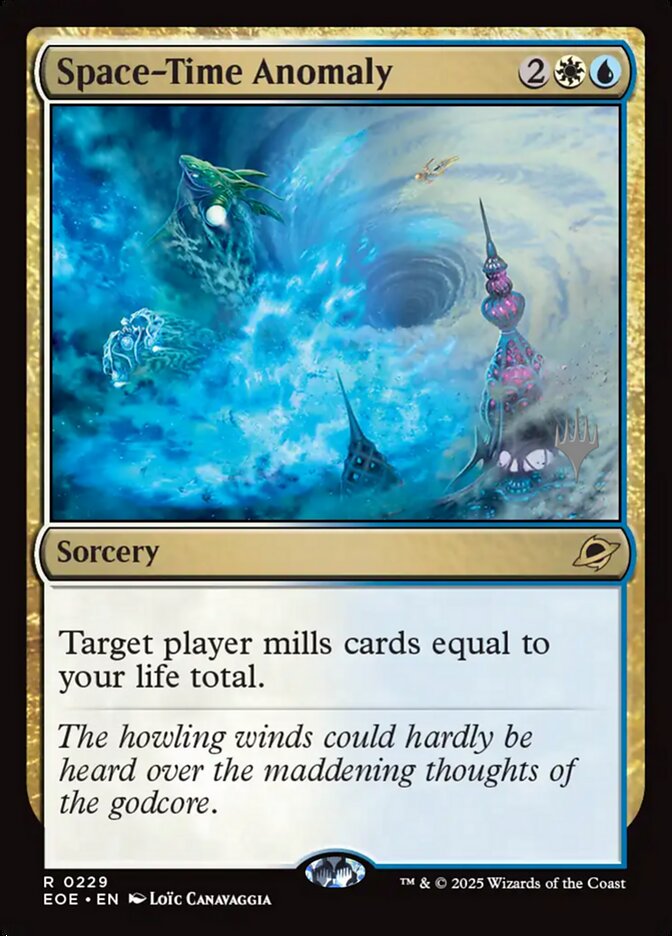 Space-Time Anomaly card front