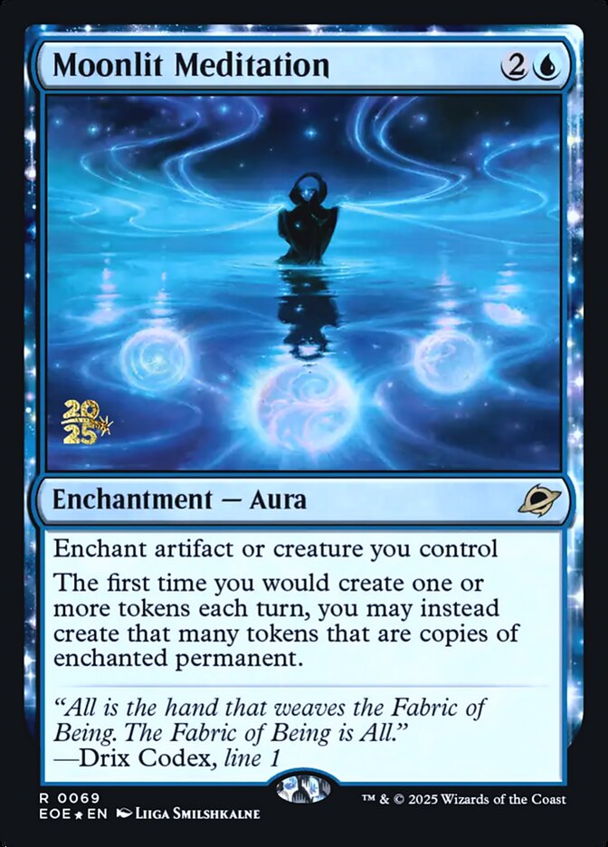 Moonlit Meditation card front