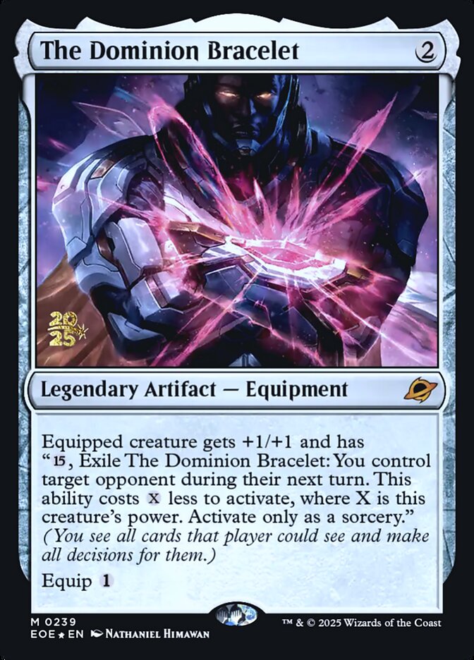 The Dominion Bracelet card front