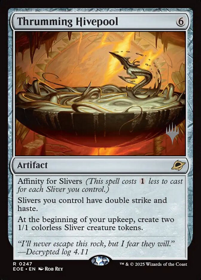 Thrumming Hivepool card front