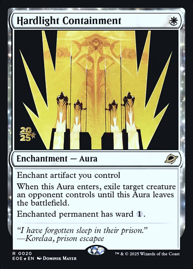 Hardlight Containment card front