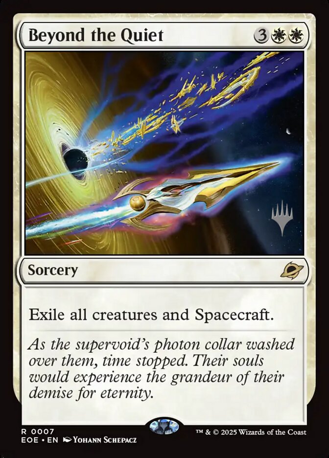 Beyond the Quiet card front