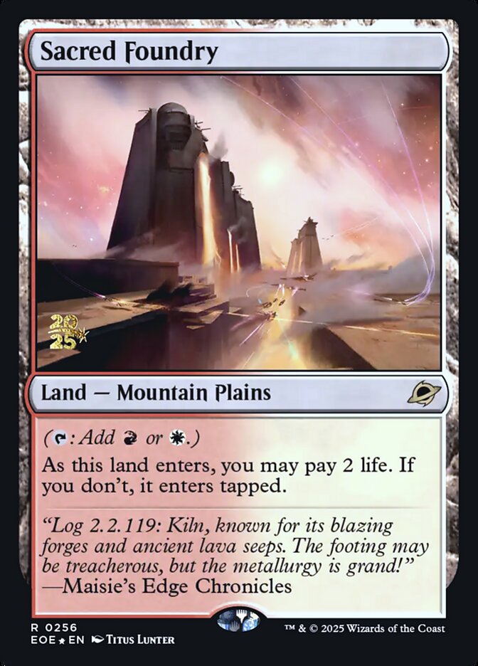 Sacred Foundry card front