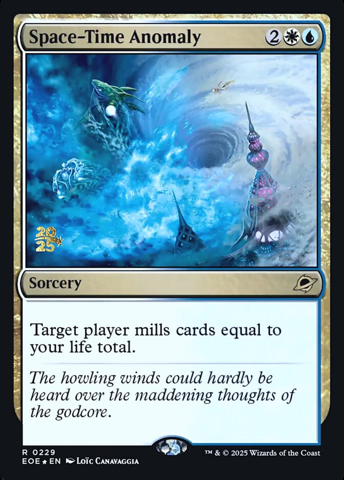 Space-Time Anomaly card front