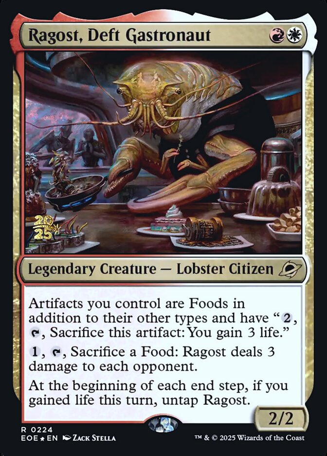 Ragost, Deft Gastronaut card front