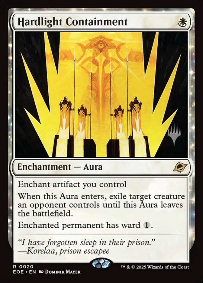 Hardlight Containment card front