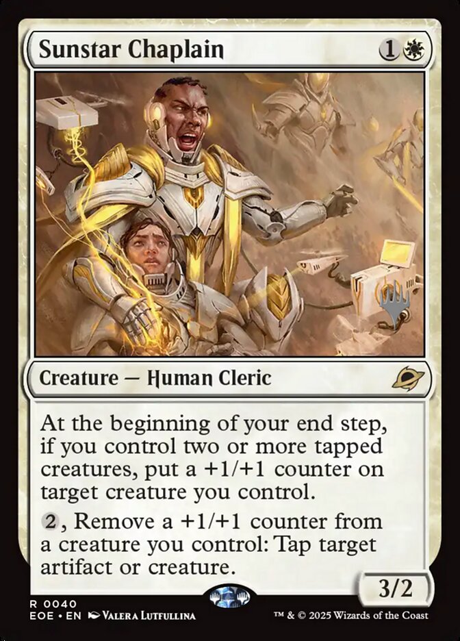 Sunstar Chaplain card front