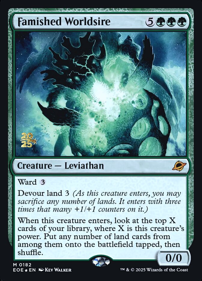 Famished Worldsire card front