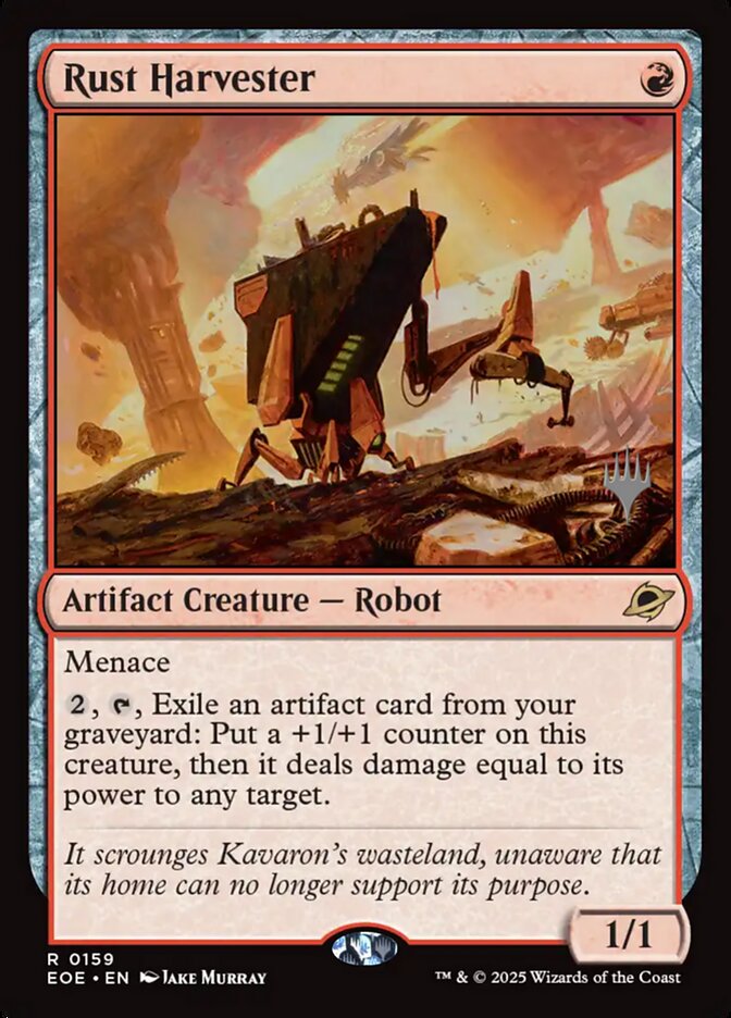 Rust Harvester card front