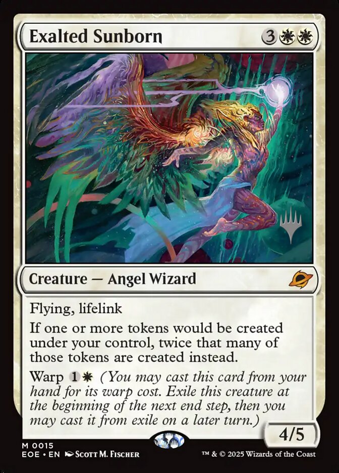 Exalted Sunborn card front