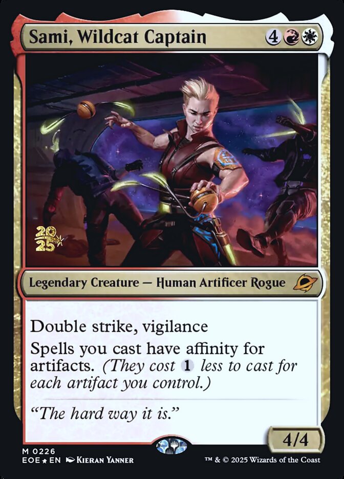 Sami, Wildcat Captain card front
