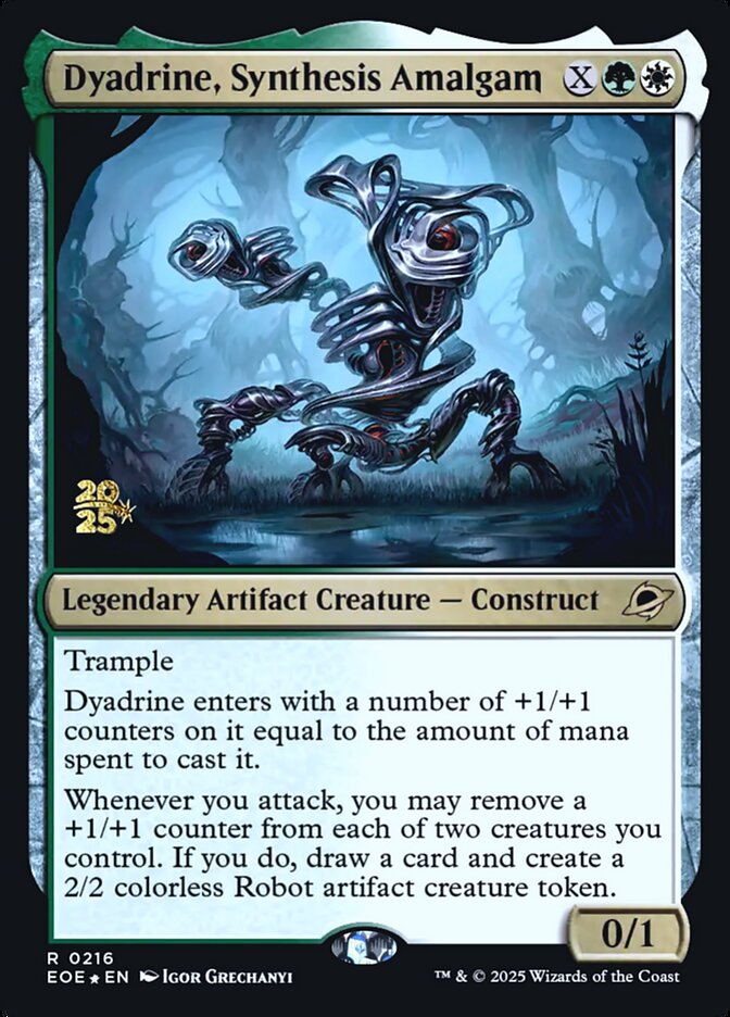 Dyadrine, Synthesis Amalgam card front