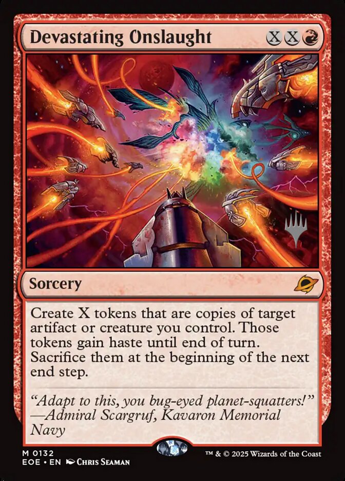 Devastating Onslaught card front