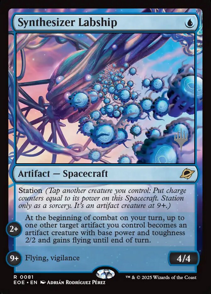 Synthesizer Labship card front