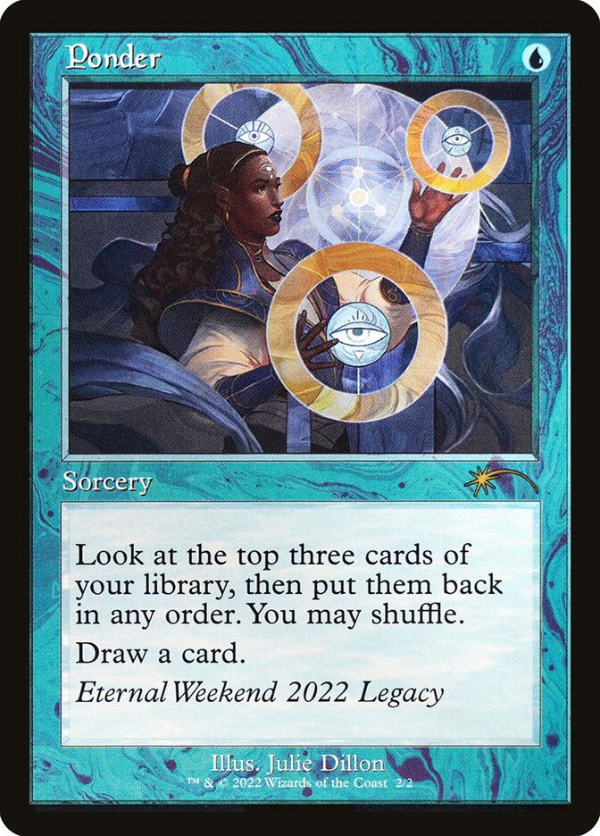 Ponder card front