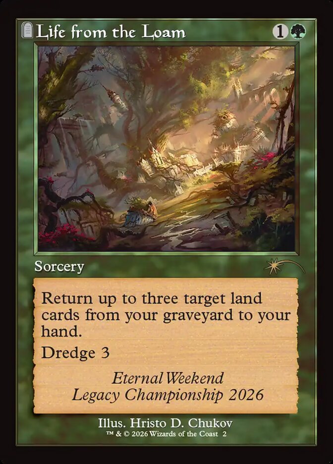 Life from the Loam card front