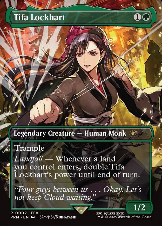 Tifa Lockhart card front