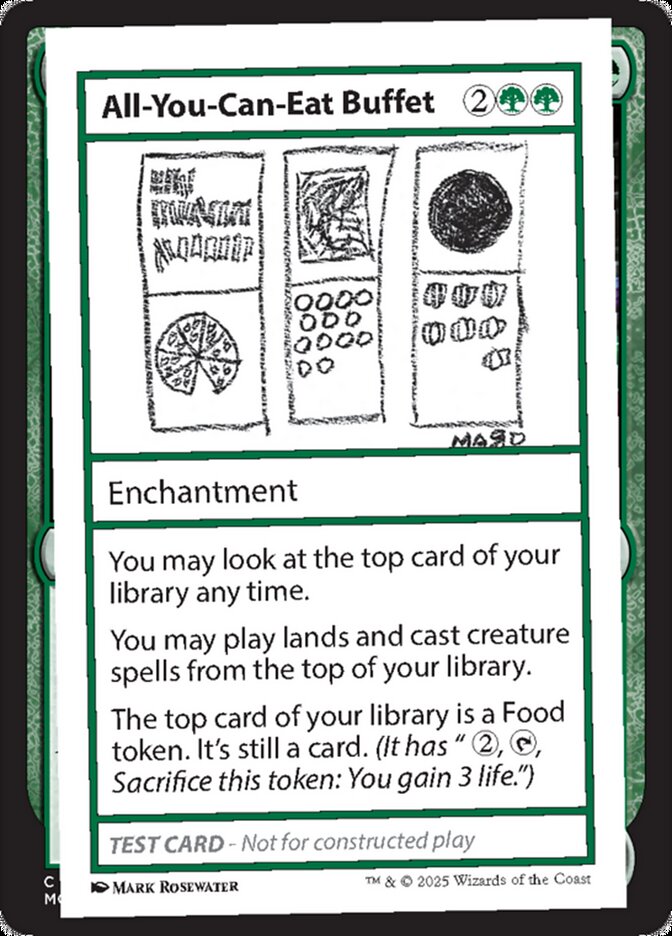 All-You-Can-Eat Buffet card front