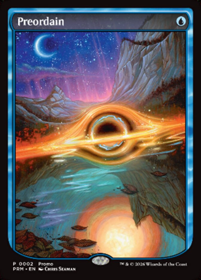 Preordain card front