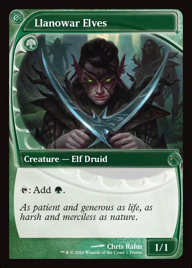 Llanowar Elves card front