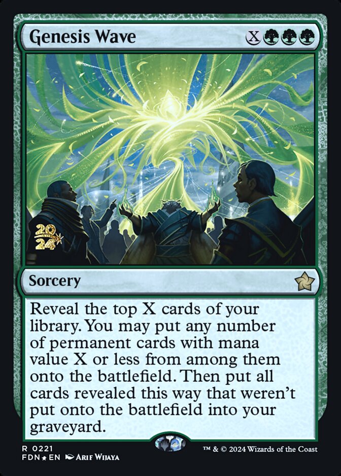 Genesis Wave card front