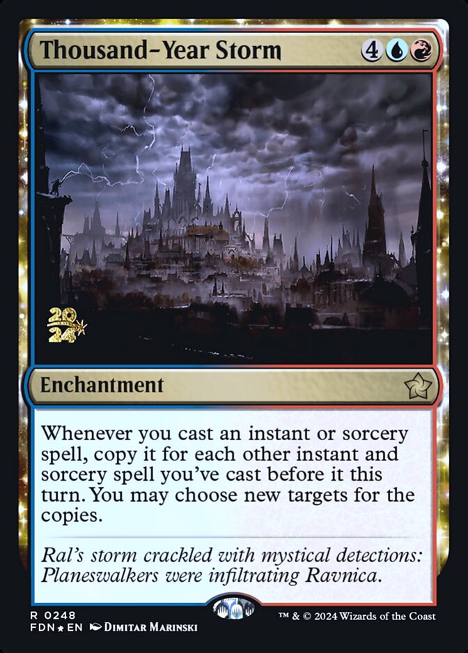 Thousand-Year Storm card front
