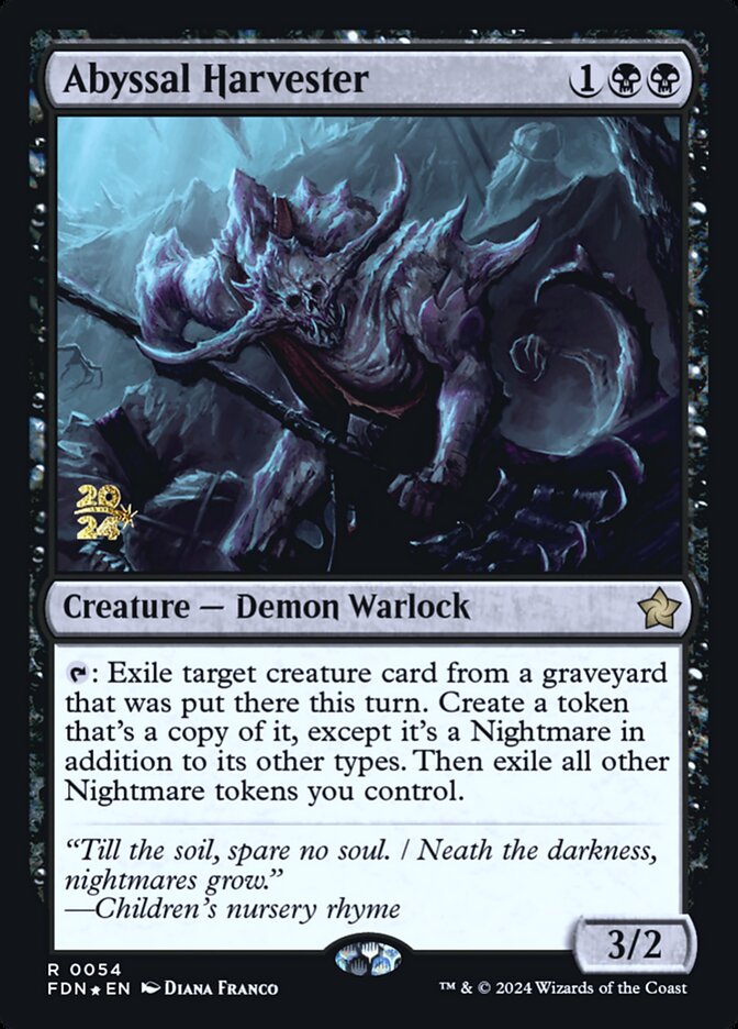 Abyssal Harvester card front