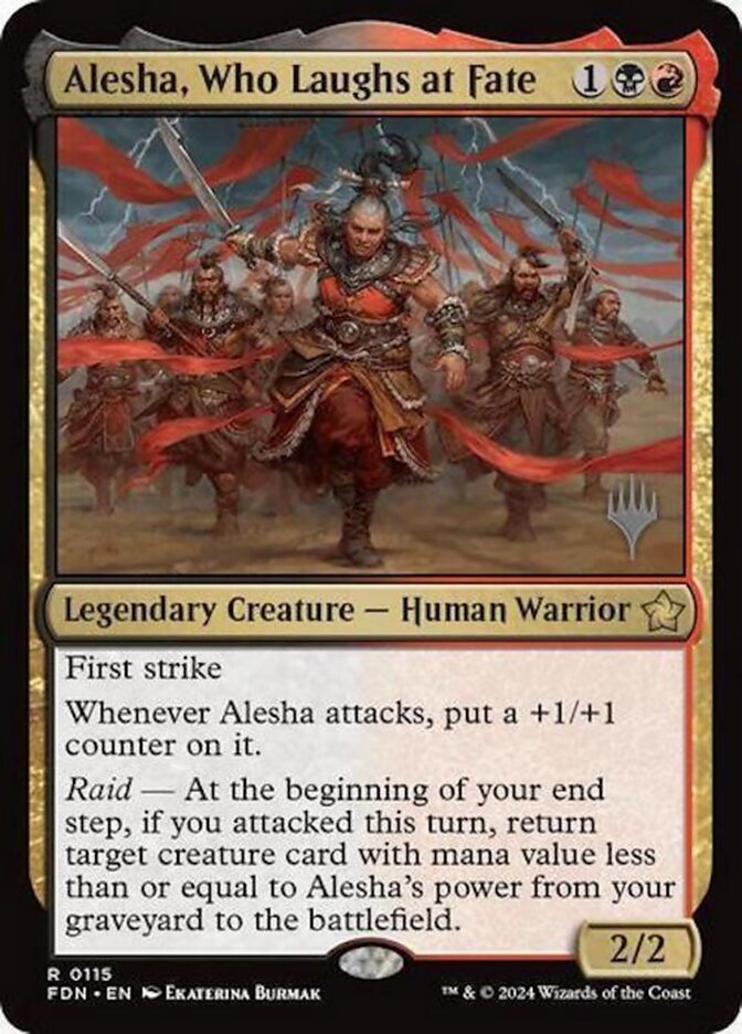 Alesha, Who Laughs at Fate card front