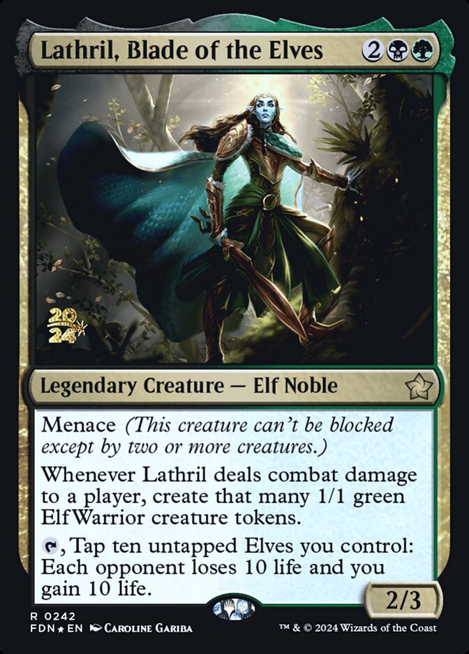 Lathril, Blade of the Elves card front