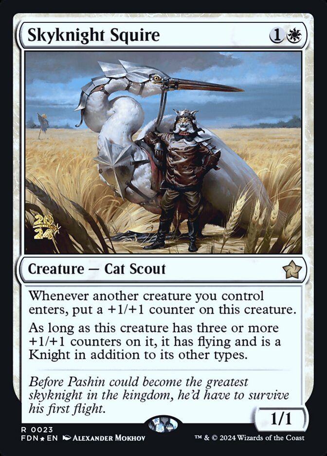 Skyknight Squire card front