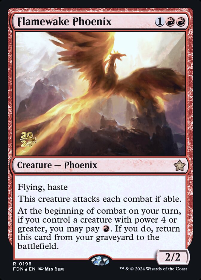 Flamewake Phoenix card front
