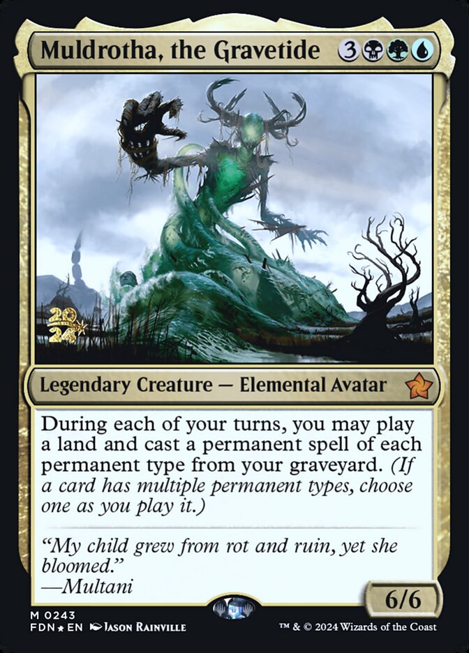 Muldrotha, the Gravetide card front