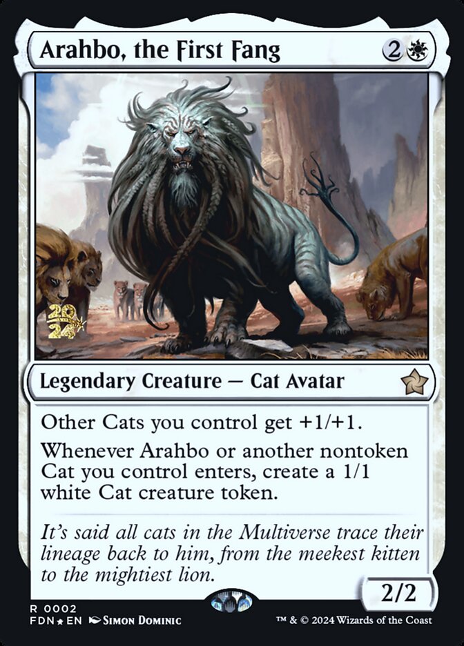 Arahbo, the First Fang card front
