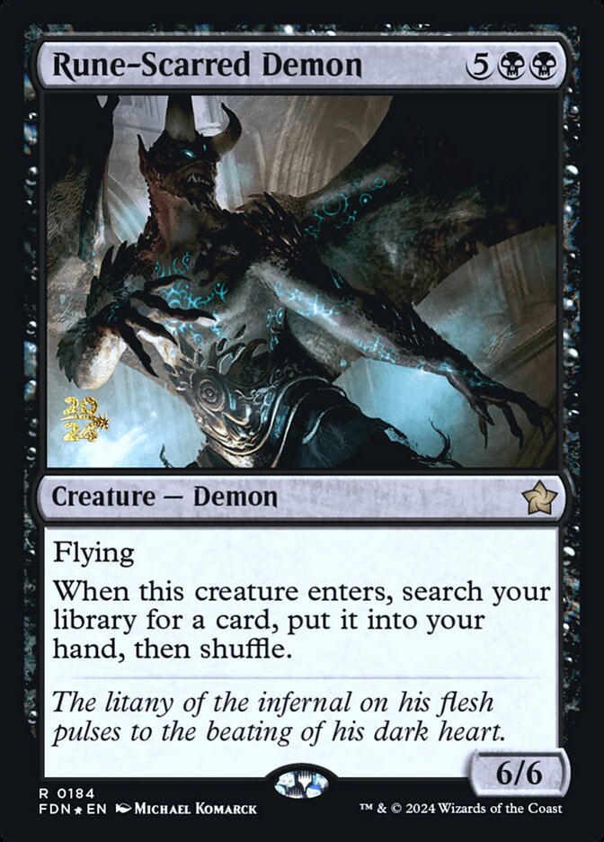 Rune-Scarred Demon card front