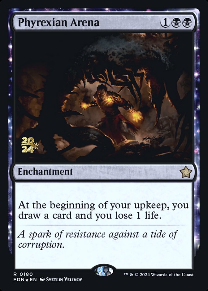 Phyrexian Arena card front