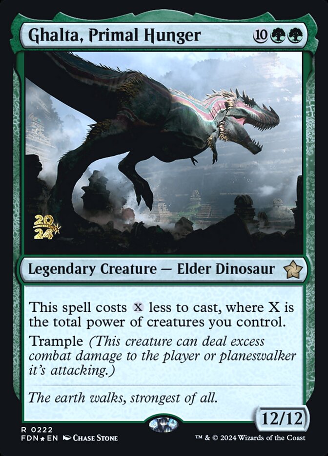 Ghalta, Primal Hunger card front