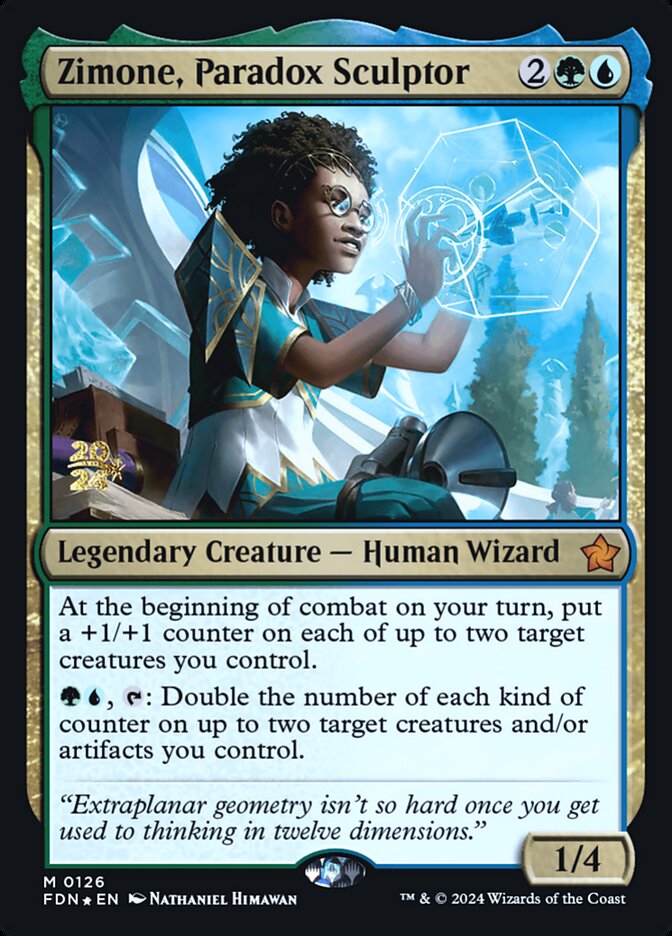 Zimone, Paradox Sculptor card front