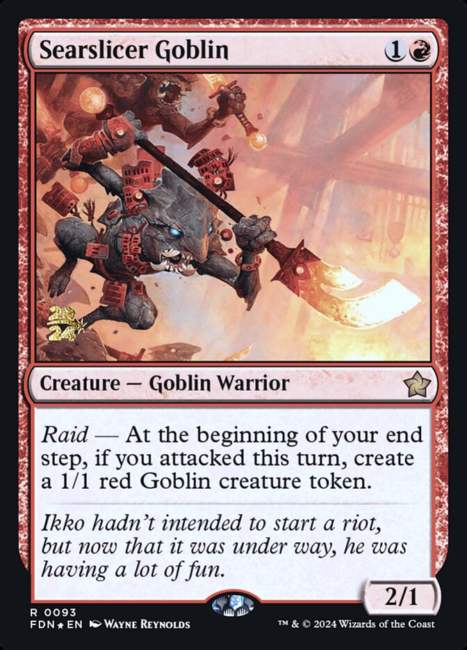 Searslicer Goblin card front