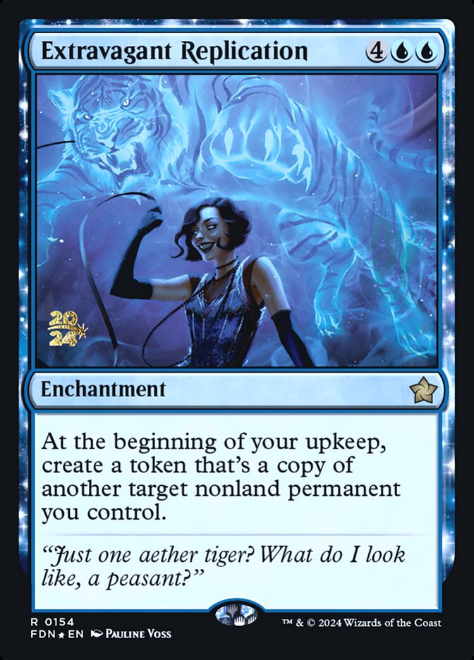 Extravagant Replication card front