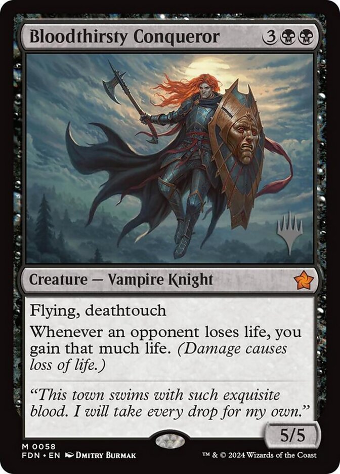 Bloodthirsty Conqueror card front