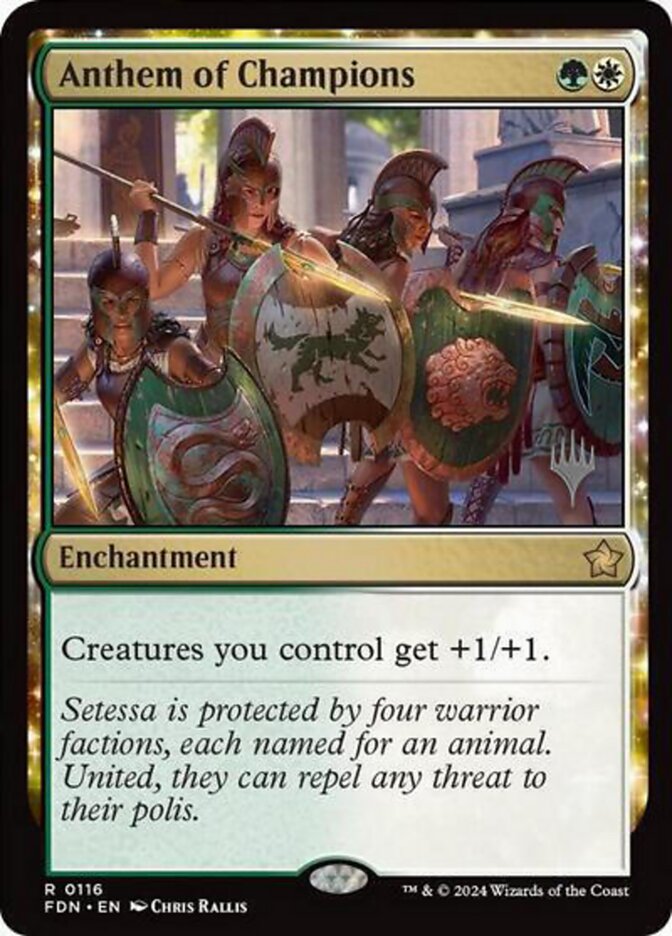 Anthem of Champions card front