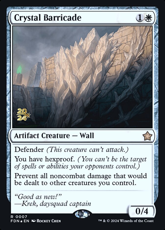 Crystal Barricade card front