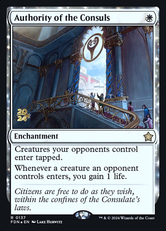 Authority of the Consuls card front