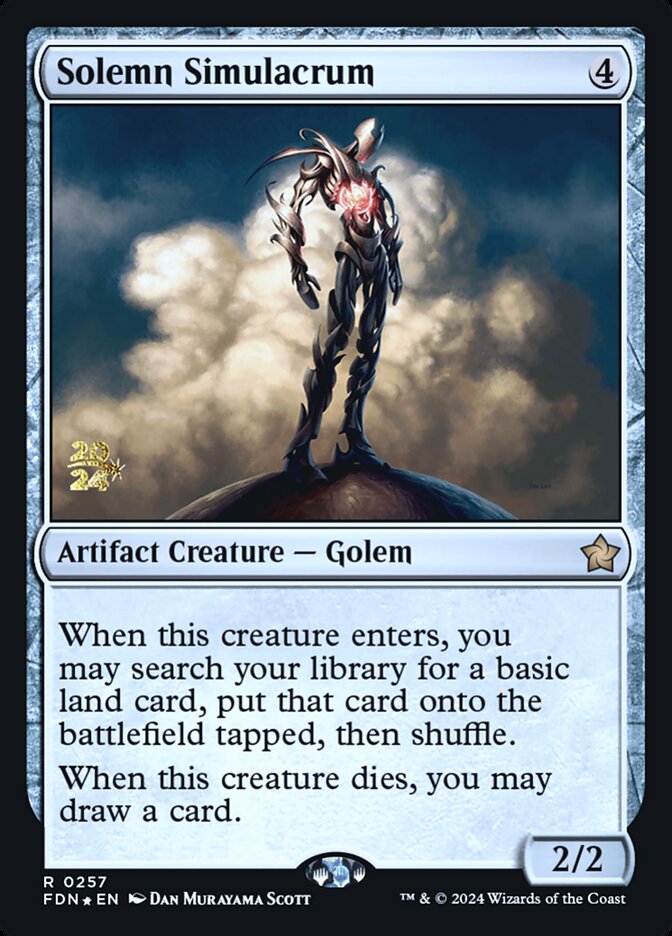 Solemn Simulacrum card front