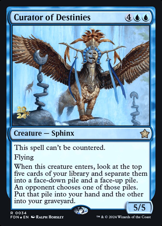 Curator of Destinies card front