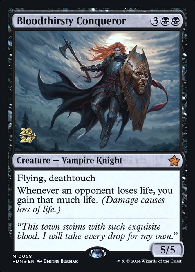 Bloodthirsty Conqueror card front